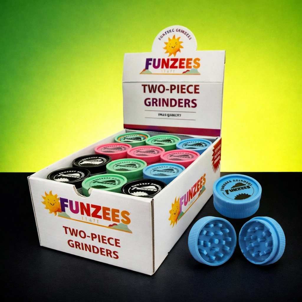 Funzees Grinder 2.25″ – 2PC Biodegradable Hemp Grinder