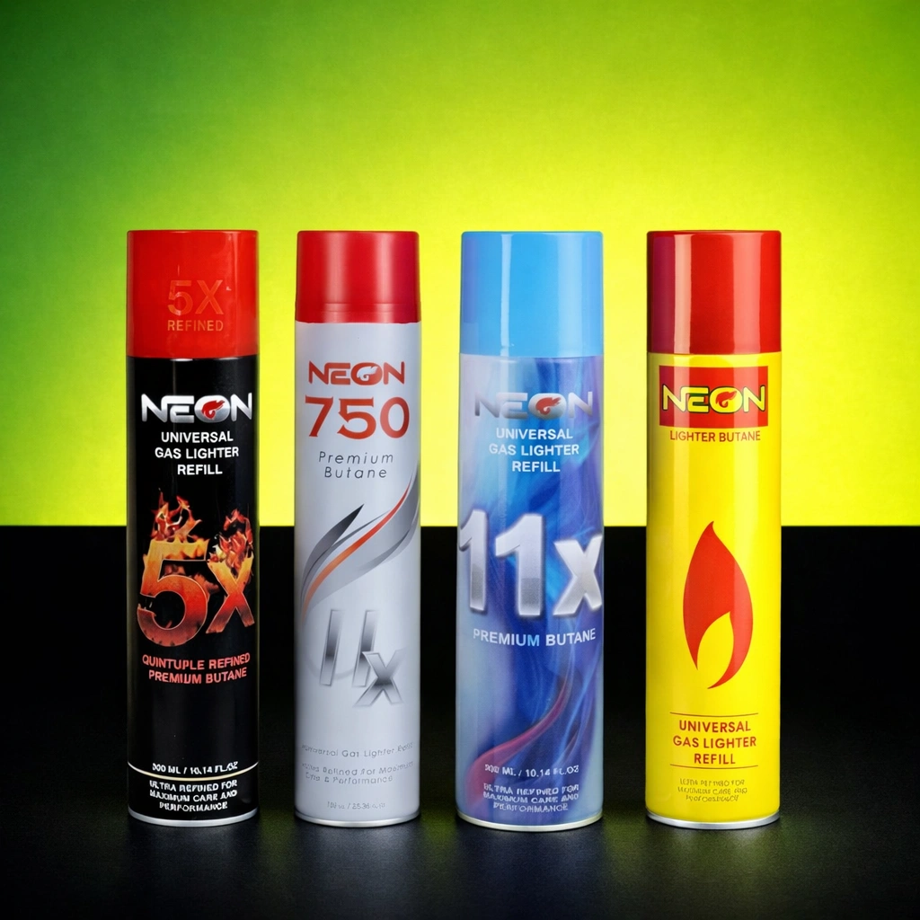 Neon Butane – Premium Lighter Gas Refill