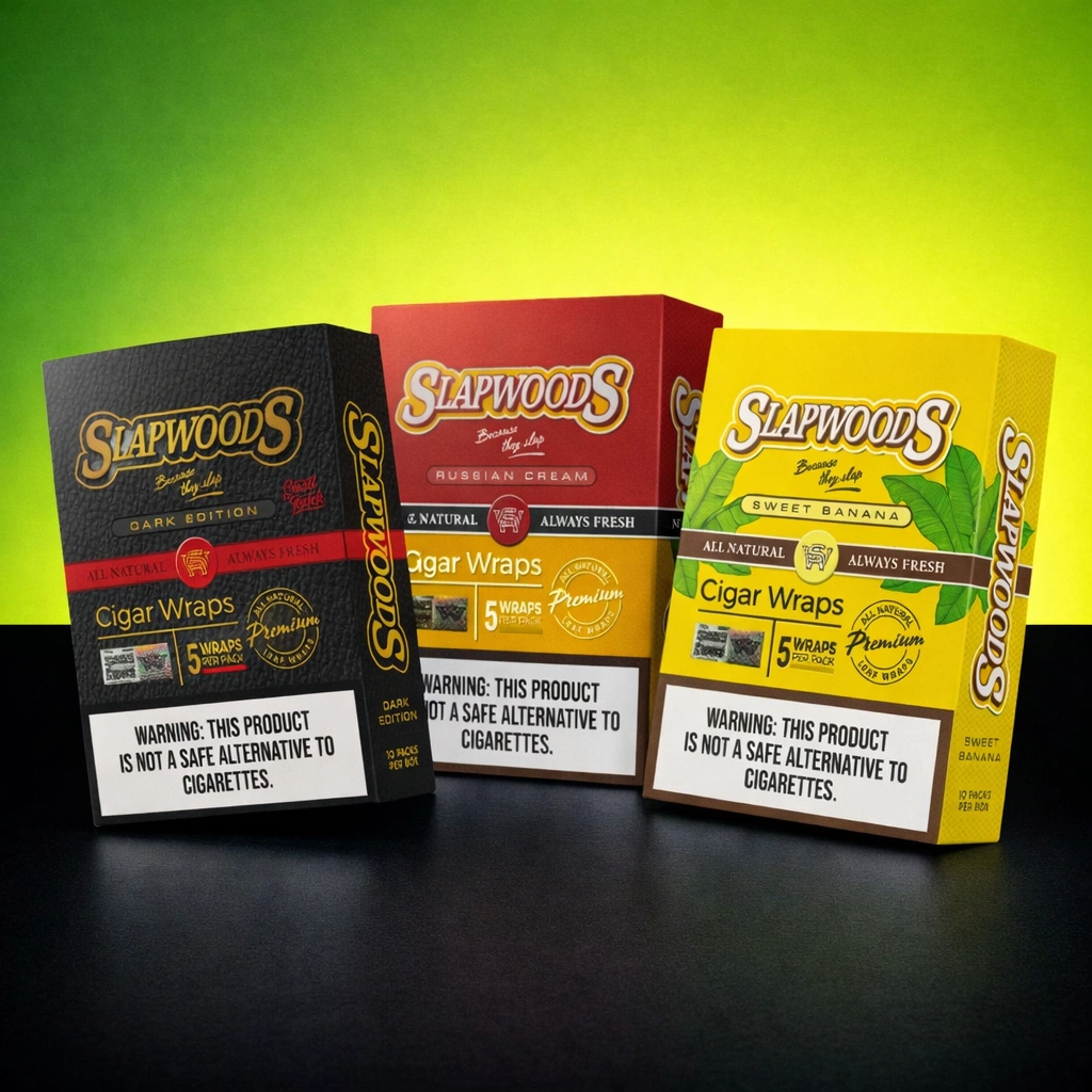 Slapwoods 5CT Cigar Wraps – 10PK