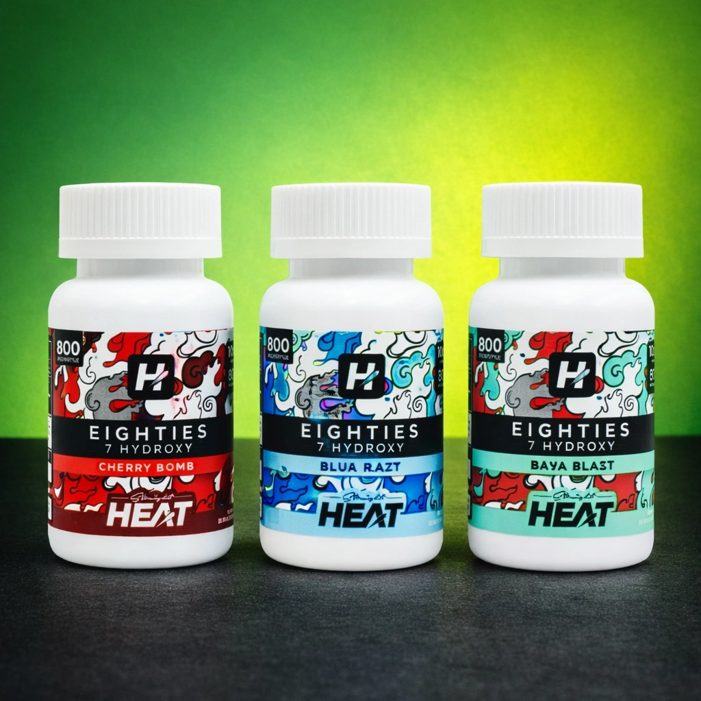 Straight Heat Eighties 800MG 7-Hydroxymitragynine Tablets – 10CT Jar